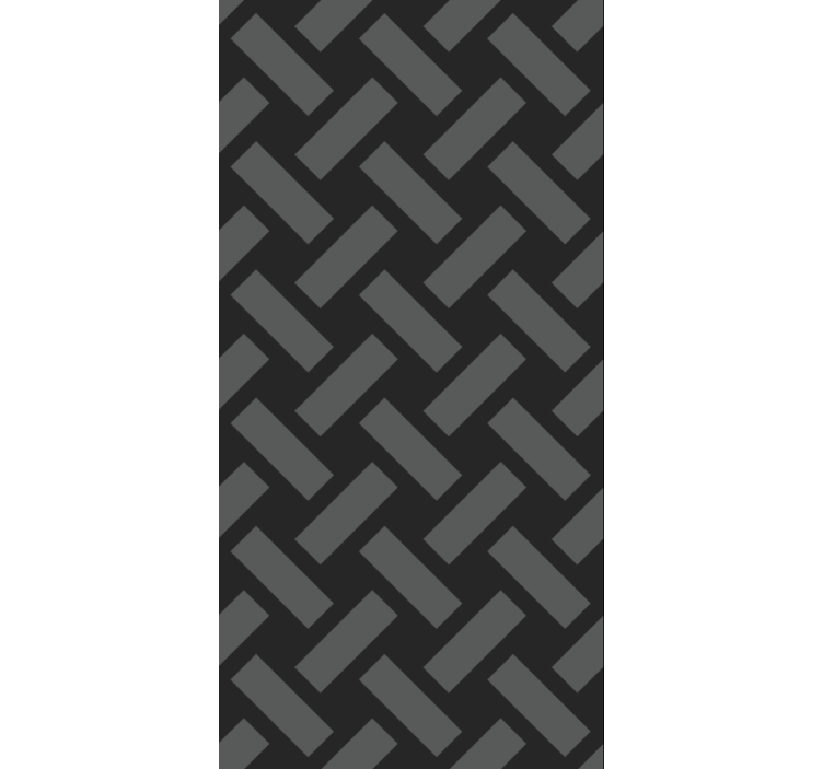 Wallpaper for dining area geometric black squares - TenStickers