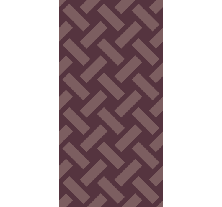 Wallpaper for dining area geometric purple squares - TenStickers