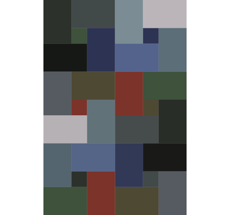 Wallpaper geometric block design - TenStickers