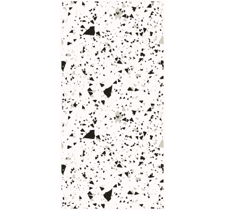 Textured wallpaper gray white and black terrazzo - TenStickers