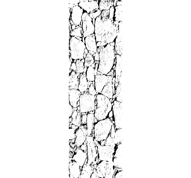 Marble effect wallpaper in cracked grey style - TenStickers