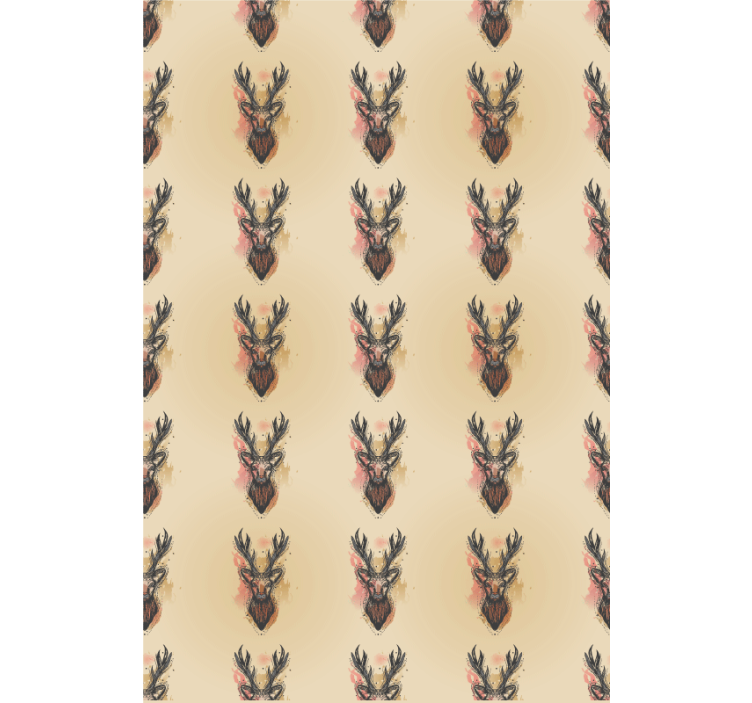 Wallpaper childrens room roe deer design - TenStickers