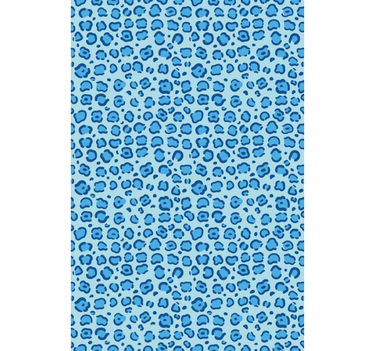 Wallpaper childrens room blue spotted design - TenStickers