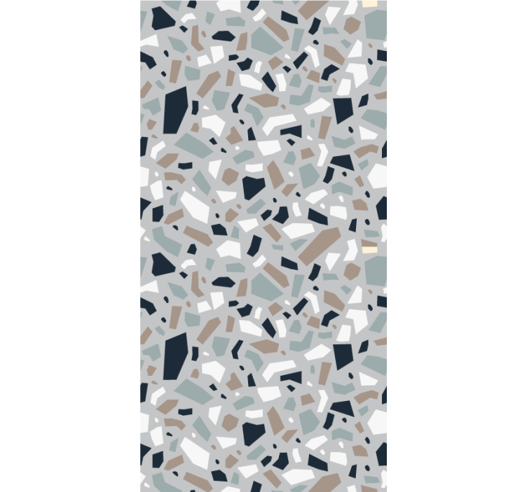 Textured wallpaper with abstract terrazzo design - TenStickers
