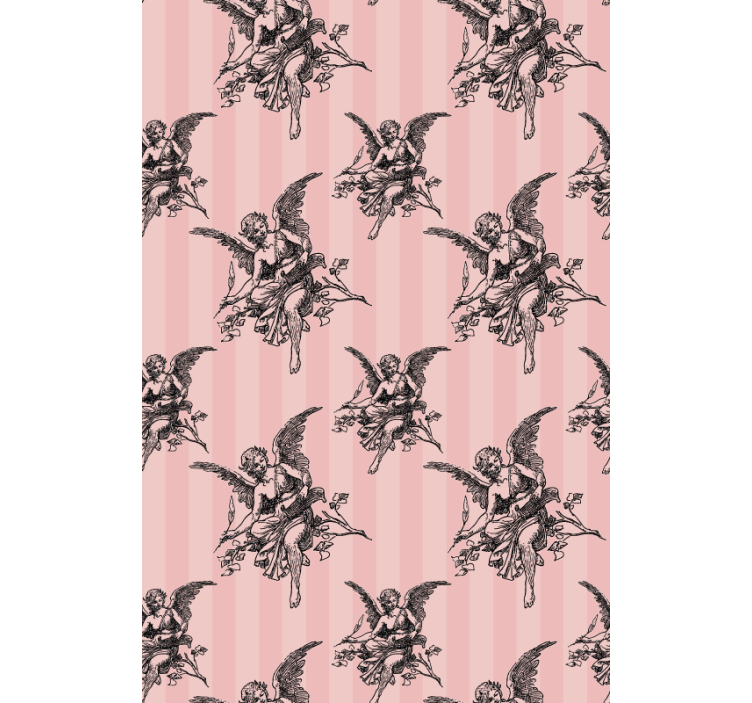 Classic wallpaper toile de jouy pattern design - TenStickers
