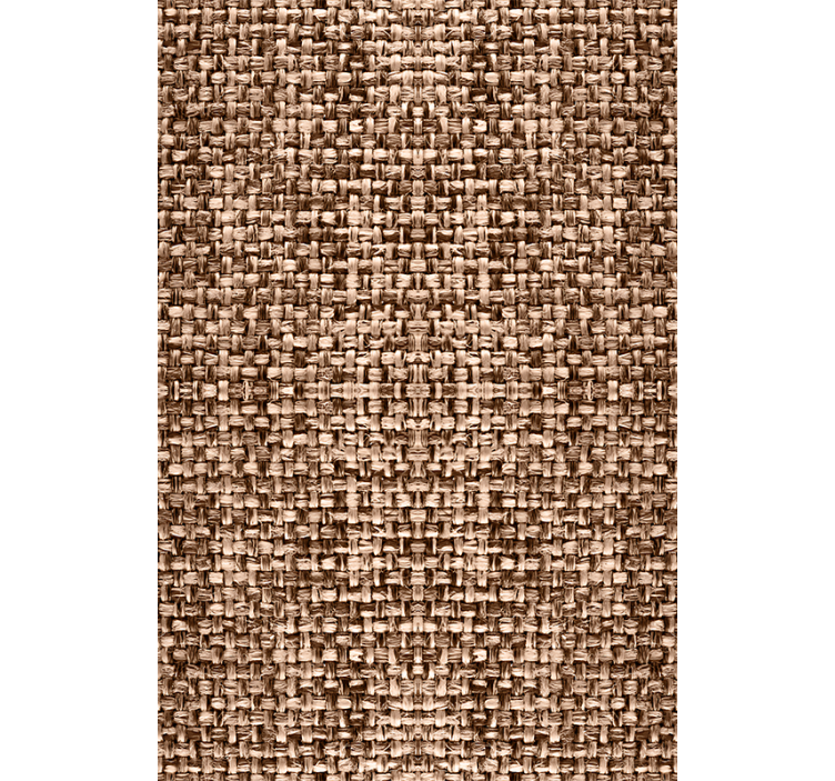Living area wallpaper natural fiber weave - TenStickers