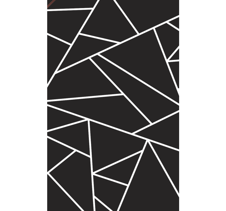 Wallpaper geometric abstract angular design - TenStickers