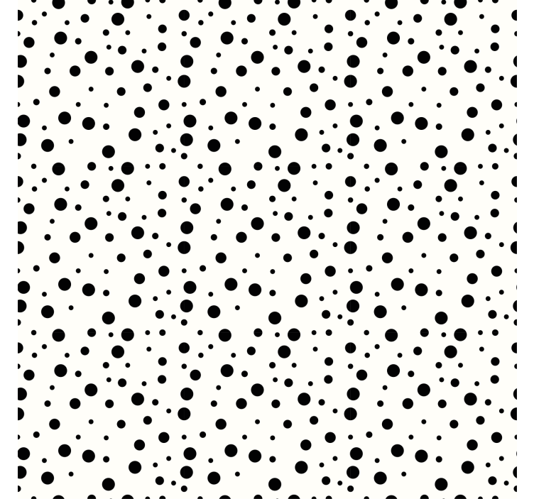 Wallpaper geometric monochrome dot design - TenStickers