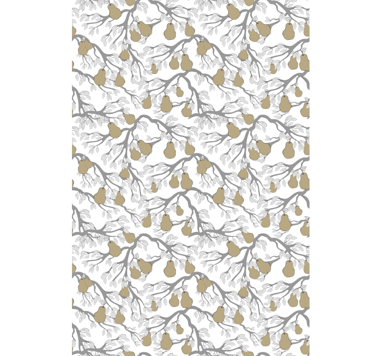 Wallpaper of a tree scandinavian bark design - TenStickers