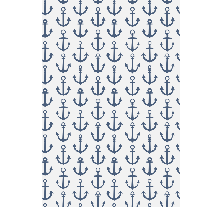 Contemporary wallpaper hampton style anchor set - TenStickers