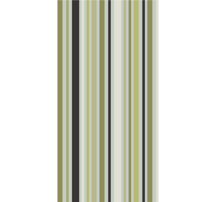 Contemporary wallpaper in shades of green lines - TenStickers