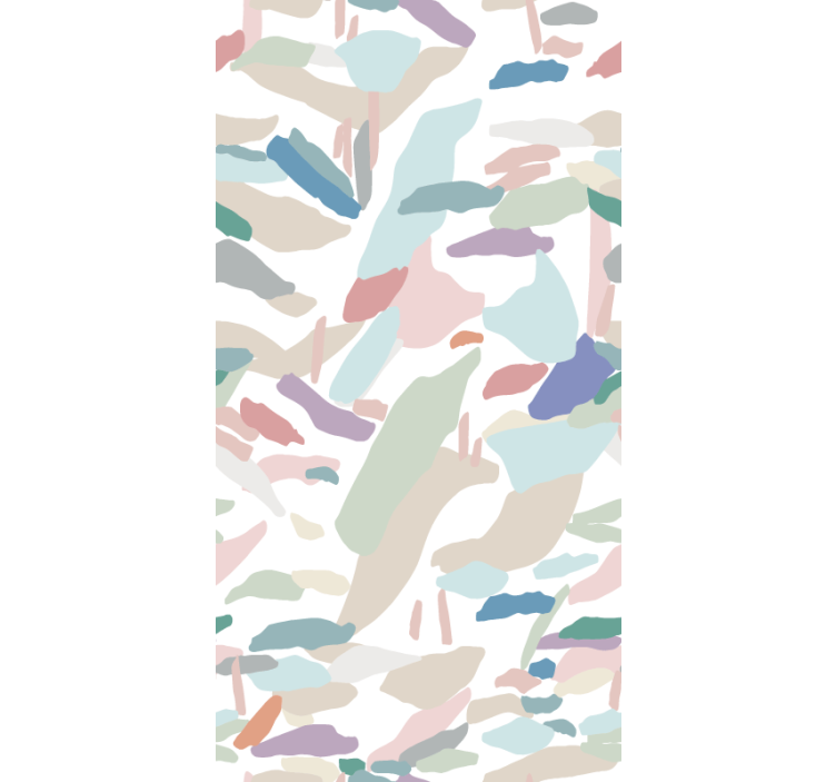 Contemporary wallpaper in soft, fluid hues - TenStickers