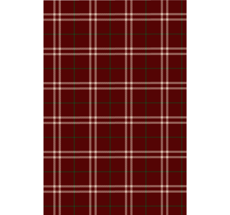 Living area wallpaper plaid pattern surface - TenStickers