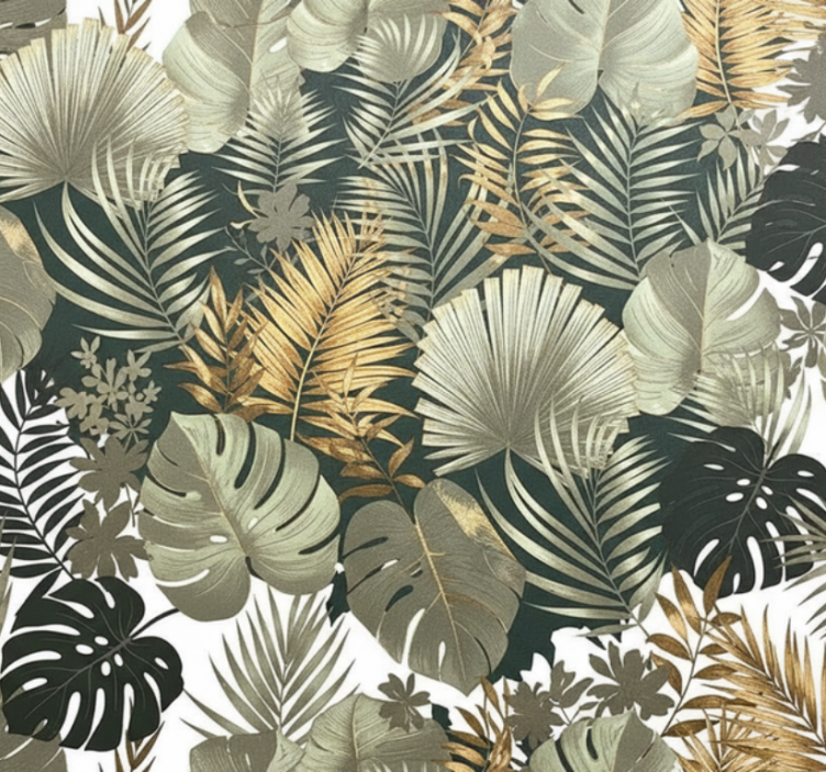 Master bedroom wallpaper botanical & floral designs - TenStickers