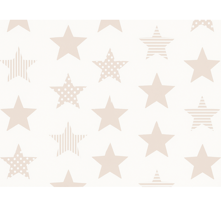 Wallpaper childrens room kids star design - TenStickers