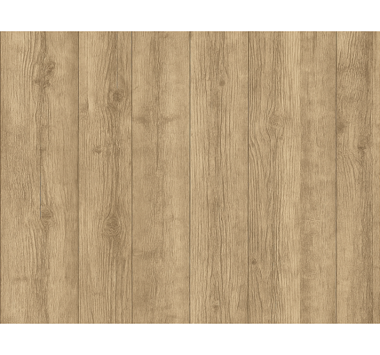 Wood effect wallpaper natural sanded oak vertical - TenStickers