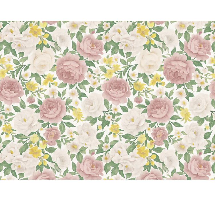 Master bedroom wallpaper smoky mysterious botanicals - TenStickers