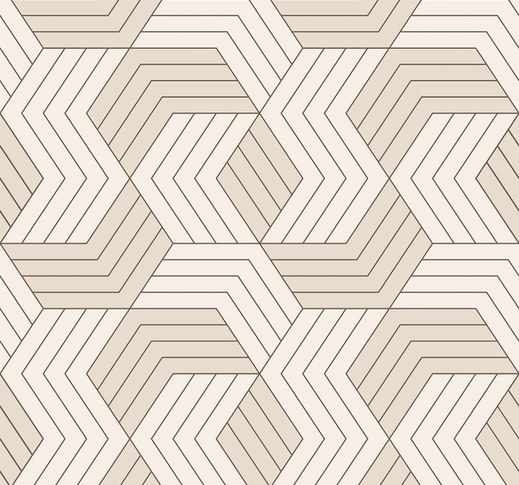 Geometric Parquet wallpaper geometric - TenStickers