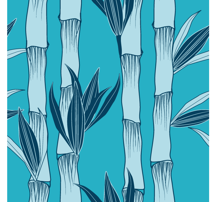 Botanical Stems leaves wallpaper - TenStickers