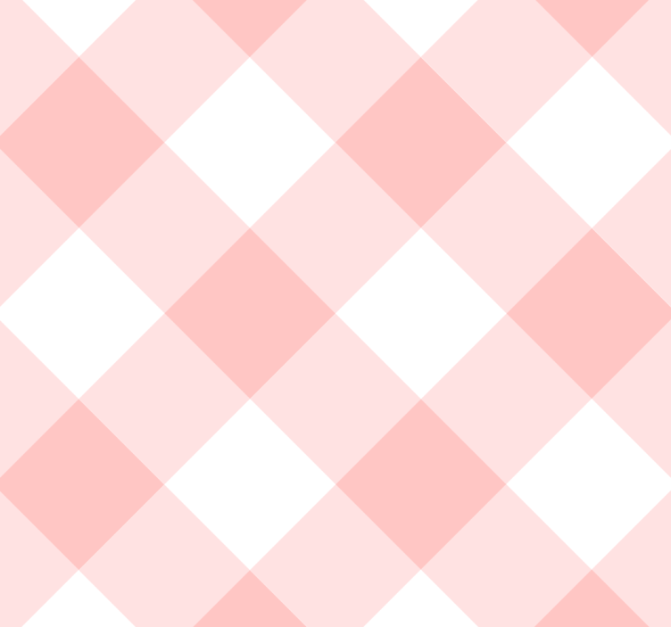 Pink Gingham Pattern wallpaper squares - TenStickers