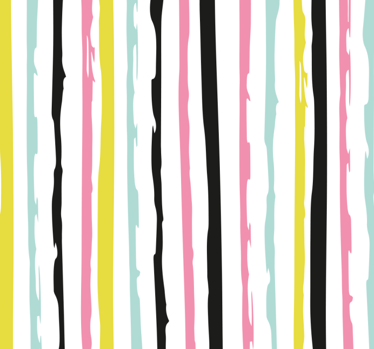 Vertical Dripping Stripes wallpaper vertically striped - TenStickers