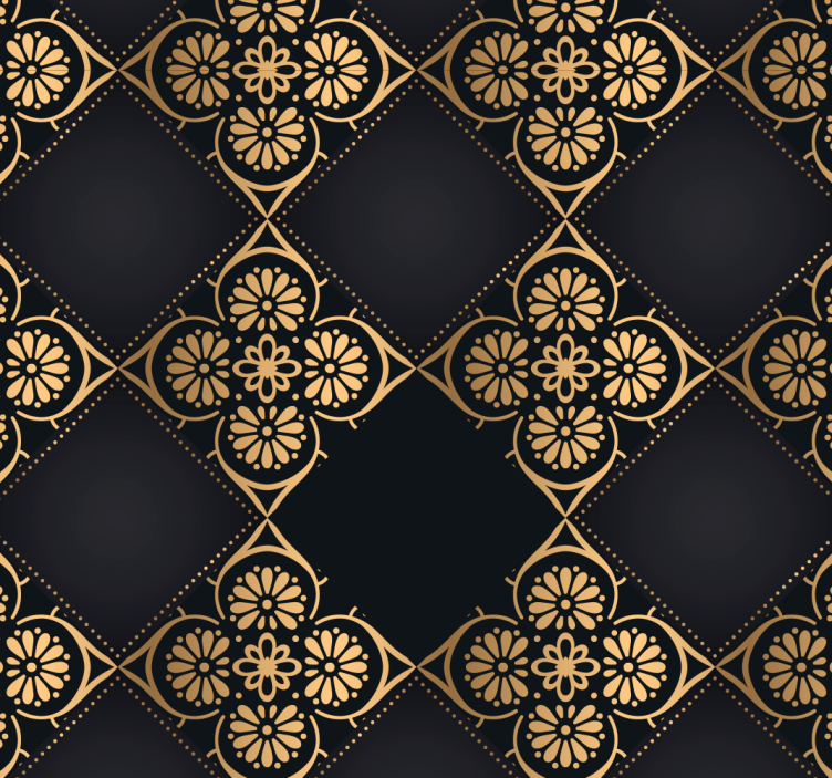 Abstract Wallpaper Royal Adoration - TenStickers