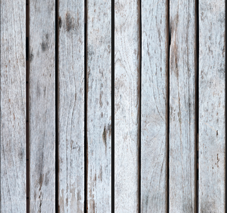 Rustic Planks wood effect wallpaper - TenStickers