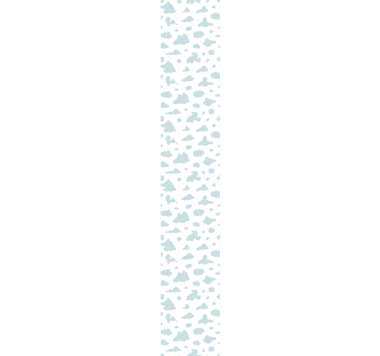 Soft blue cold pattern wallpaper childrens room - TenStickers
