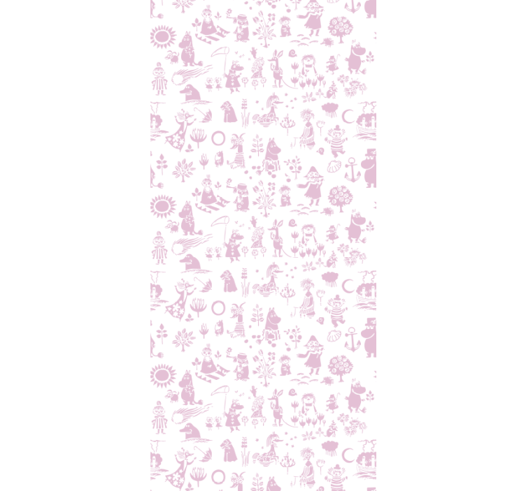 Whimsical Childhood Imagery nursery room wallpaper - TenStickers