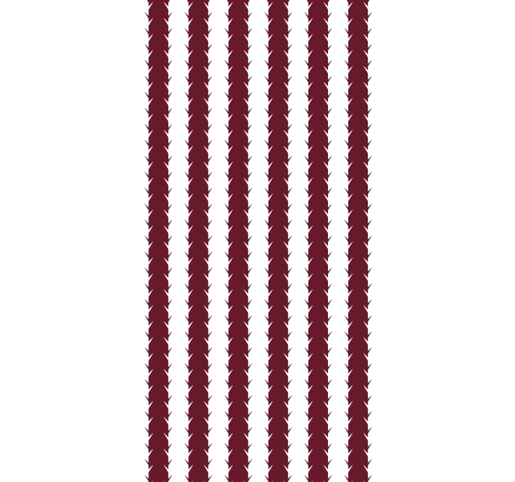 Geometric Leaf Pattern living area wallpaper - TenStickers