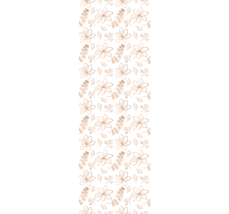 Floral Accent flowers wallpaper - TenStickers