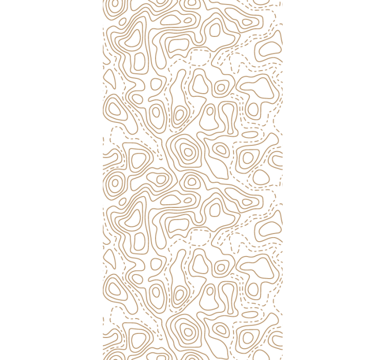 Abstract Contours abstract wallpaper - TenStickers
