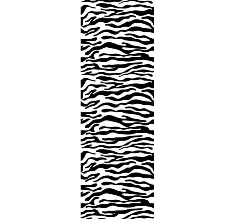Zebra Stripe Pattern wallpaper zebras - TenStickers