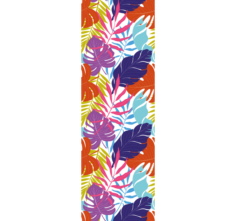 Tropical Leaf Design leaves wallpaper - TenStickers