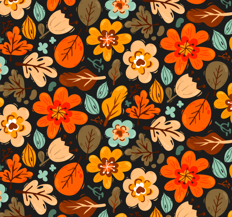 Floral Arrangement flowers wallpaper - TenStickers