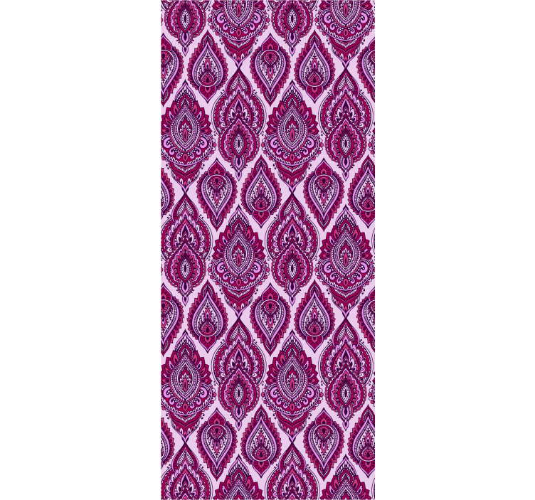 Ornate Paisley ornamental wallpaper - TenStickers