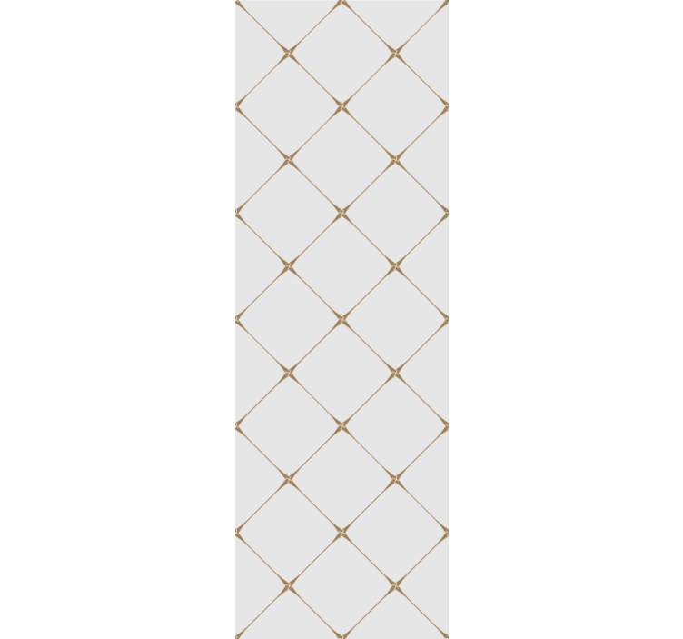 Geometric Diamond Lines wallpaper squares - TenStickers