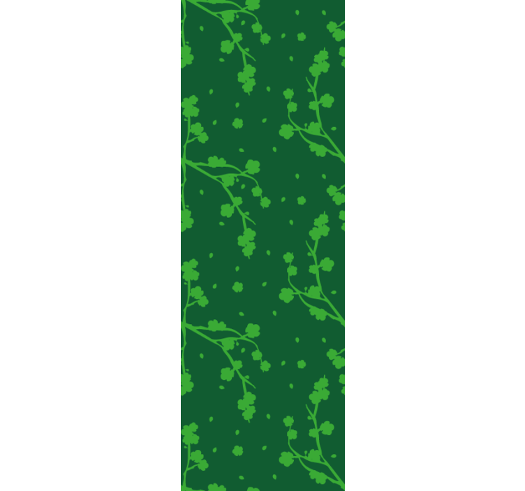 Botanical Greenery leaves wallpaper - TenStickers