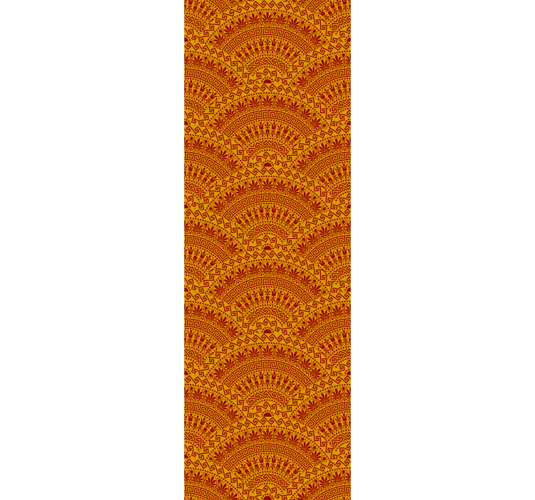 Geometric Arch Patterns wallpaper geometric - TenStickers