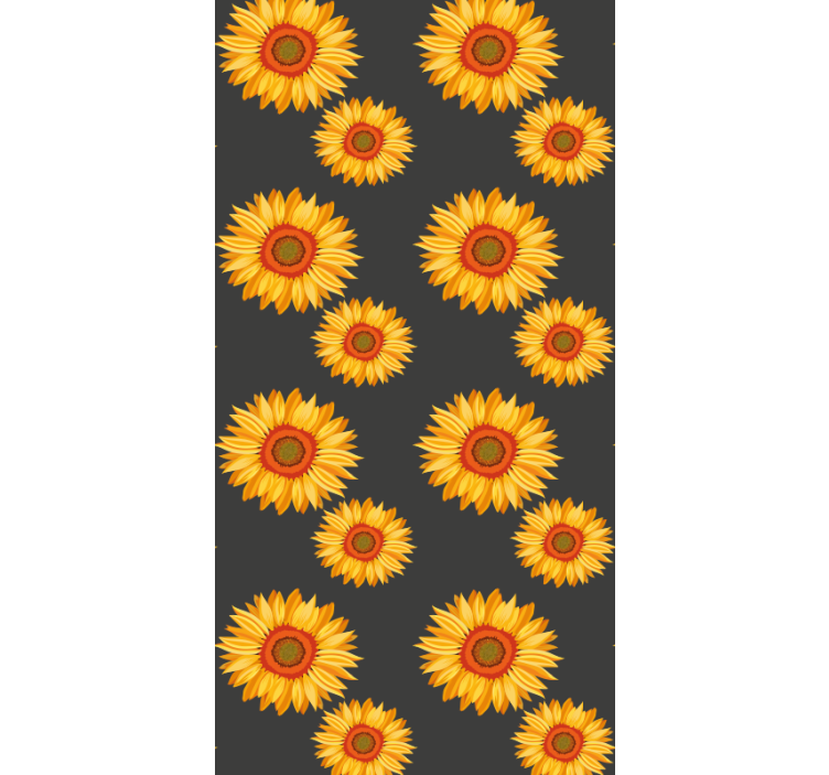 Sunflower Elegance flowers wallpaper - TenStickers