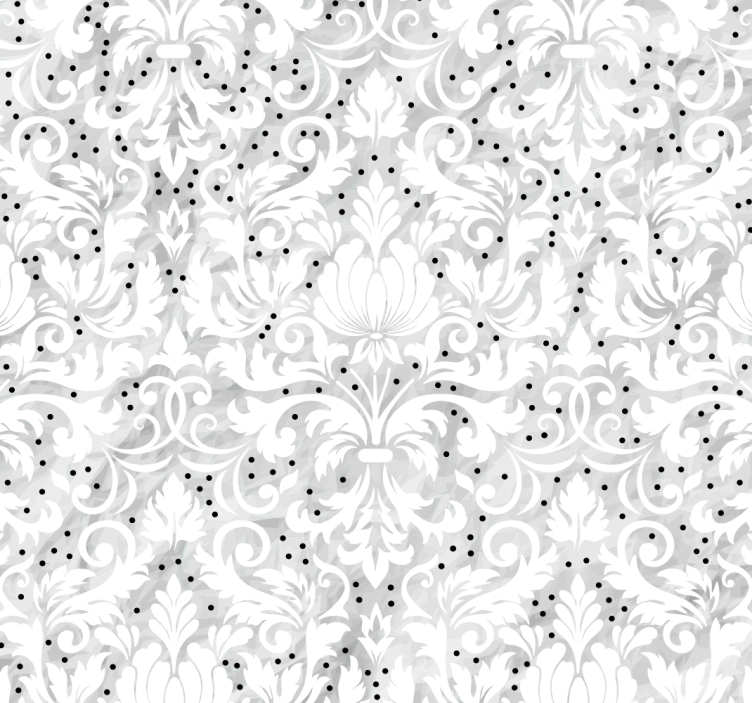 Floral Patterned Elegance floral wallpaper - TenStickers