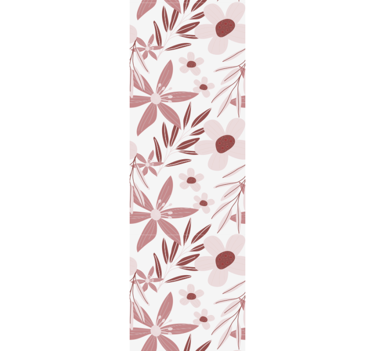 Floral Pattern Motif flowers wallpaper - TenStickers