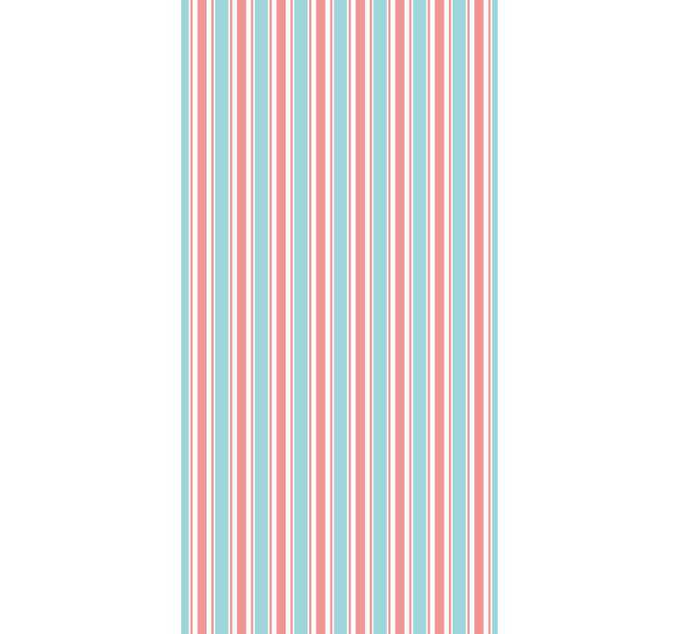 Vertical pastel stripes vertical wallpaper - TenStickers