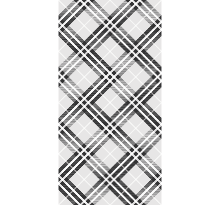 Linear Diamond Pattern wallpaper geometric - TenStickers