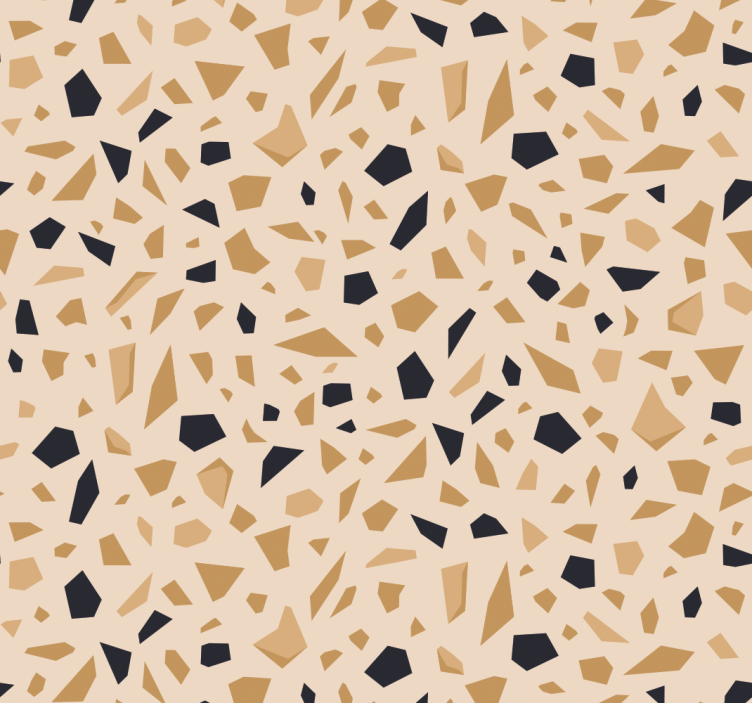 Beige terrazo stone wallpaper - TenStickers