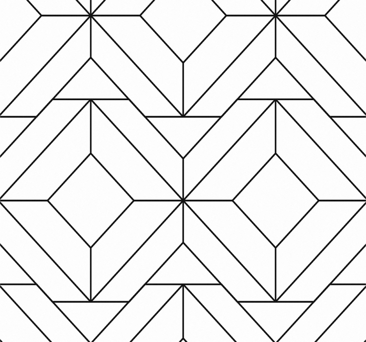 Geometric Lines Decor wallpaper geometric - TenStickers