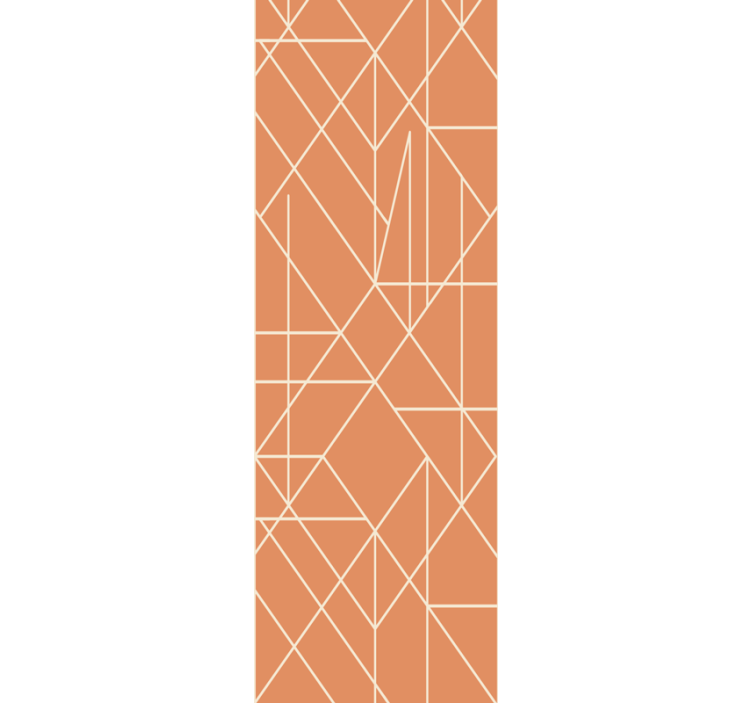 Geometric Linear wallpaper geometric - TenStickers