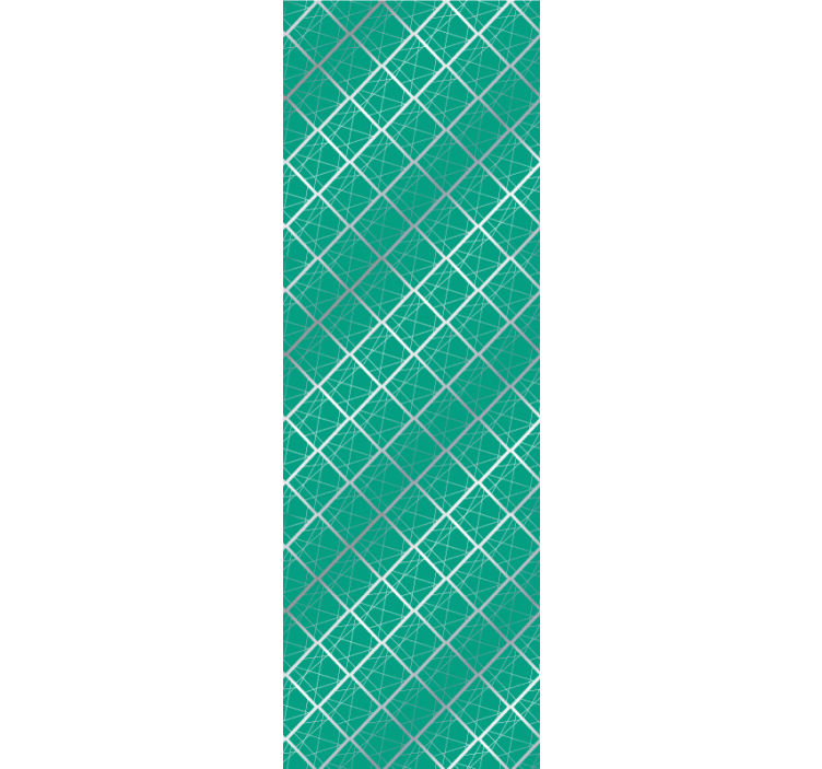 Geometric Trellis wallpaper geometric - TenStickers