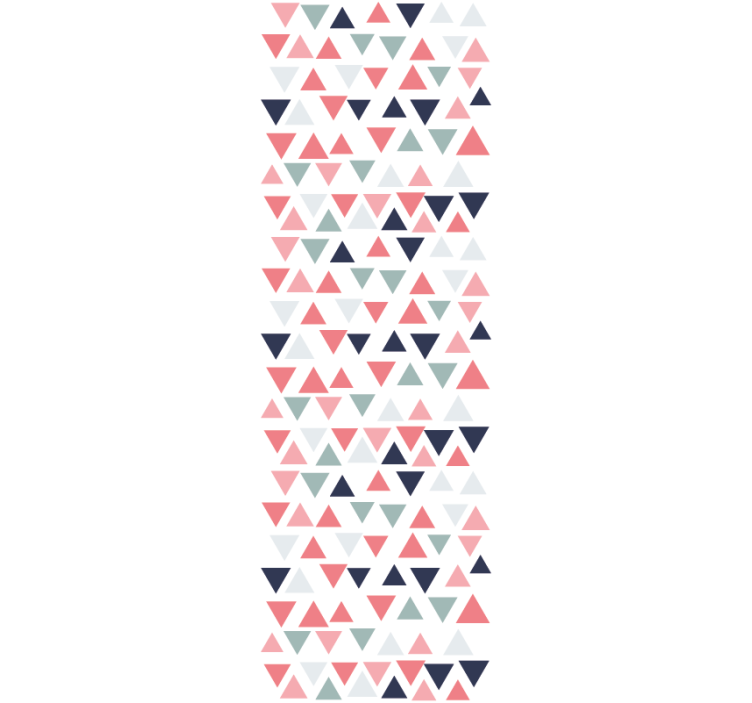 Geometric Triangle Motif wallpaper geometric - TenStickers