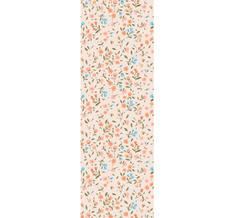 Floral Blossom Charm flowers wallpaper - TenStickers